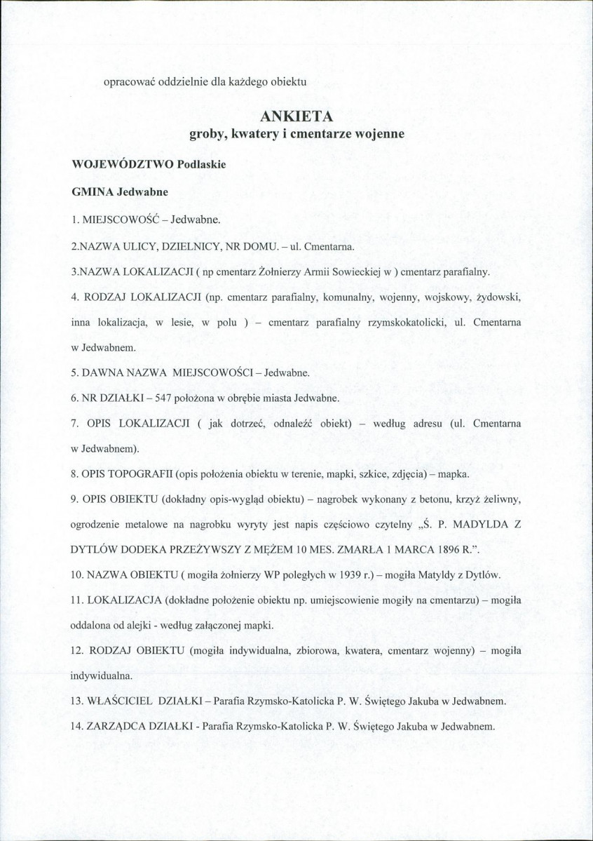 karta ewidencyjna, skan nr 2