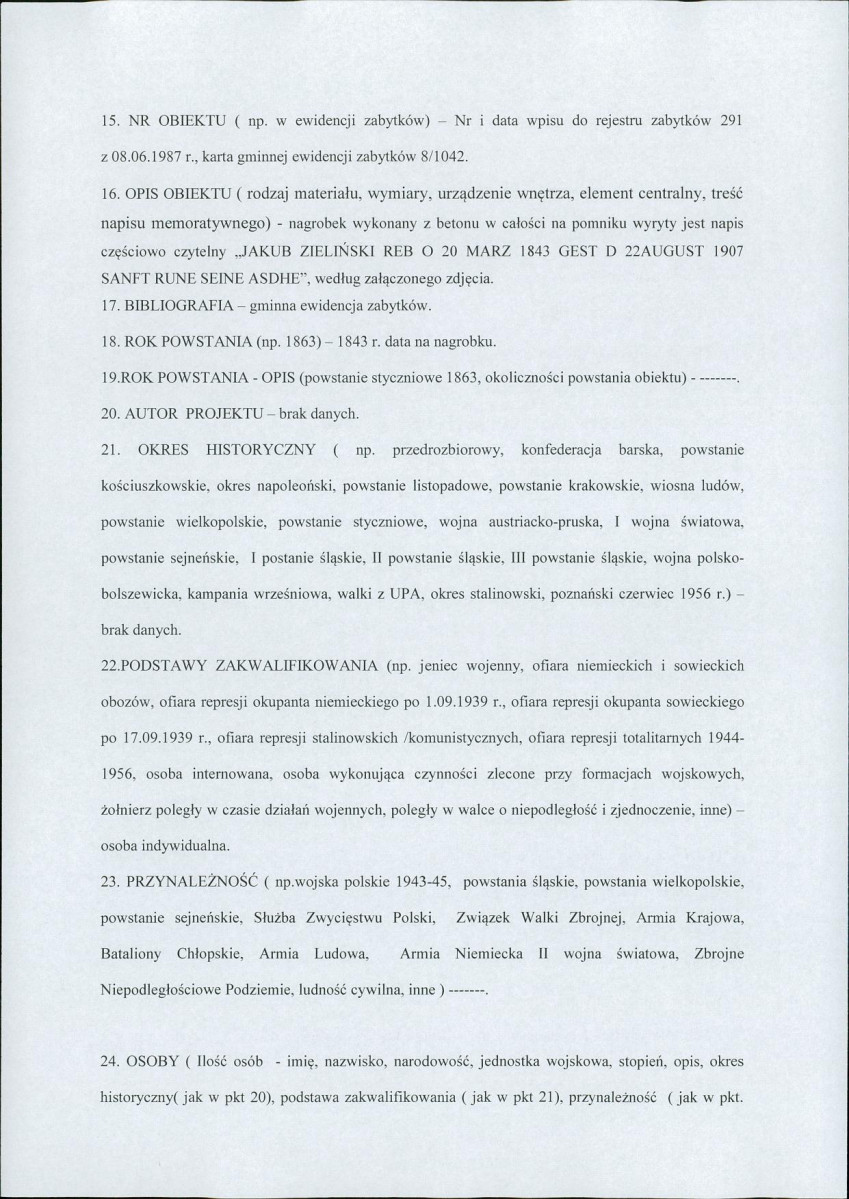 karta ewidencyjna, skan nr 3