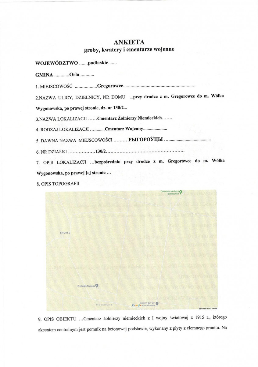 karta ewidencyjna, skan nr 2
