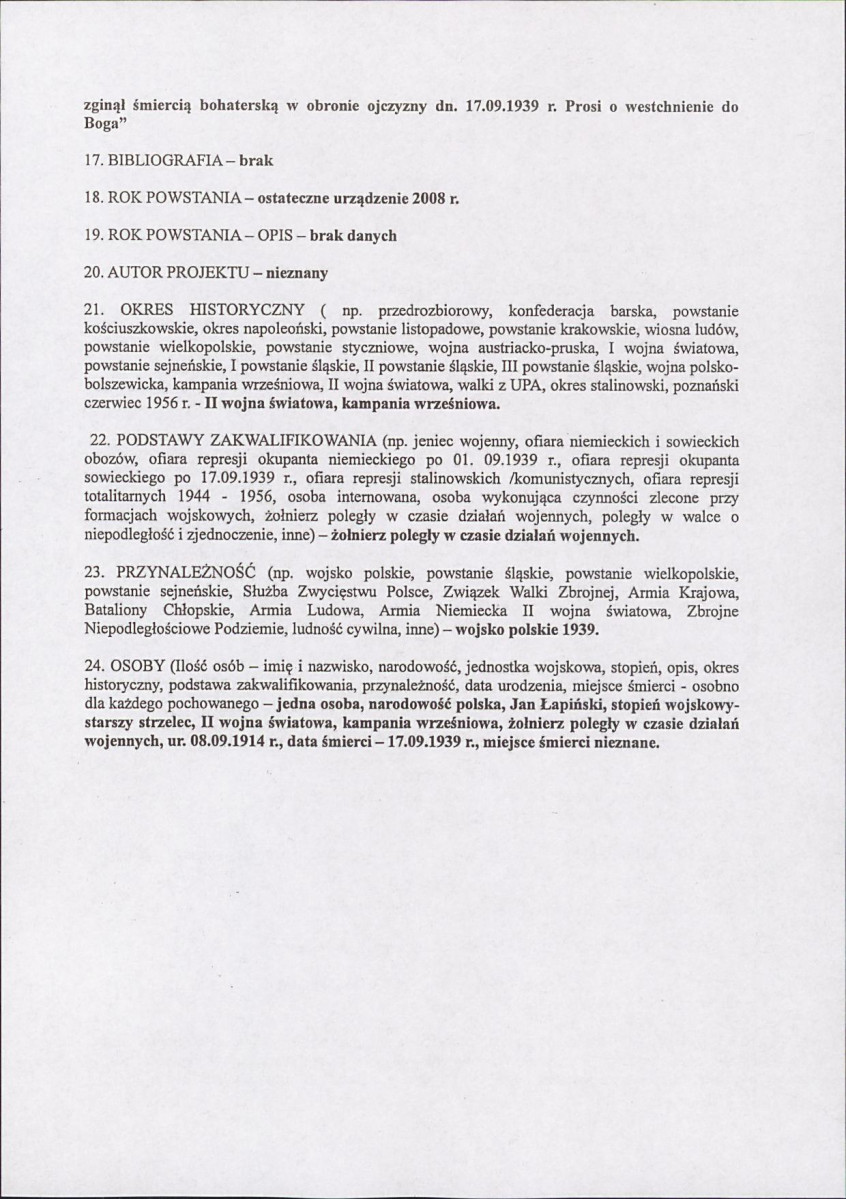 karta ewidencyjna, skan nr 2