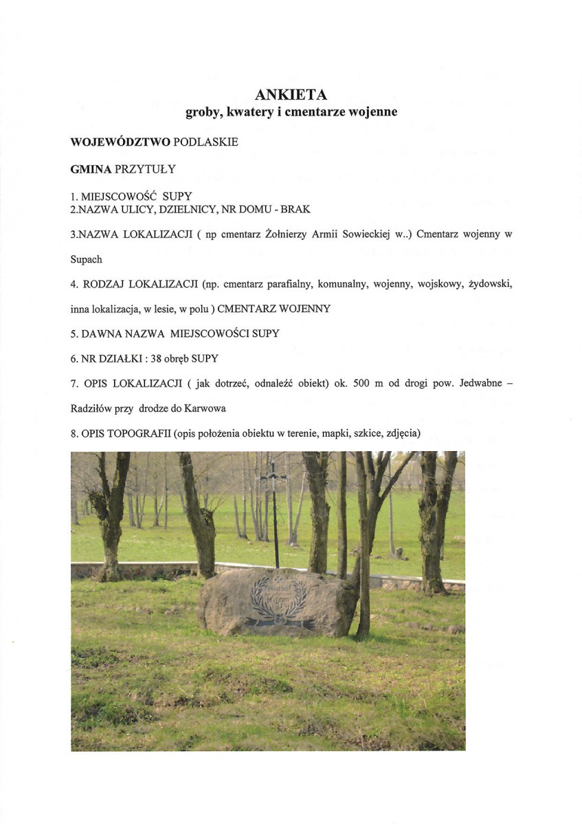 karta ewidencyjna, skan nr 2