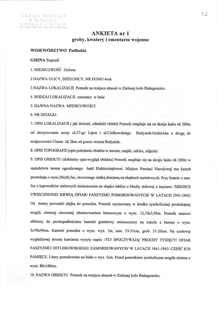 karta ewidencyjna, skan nr 2