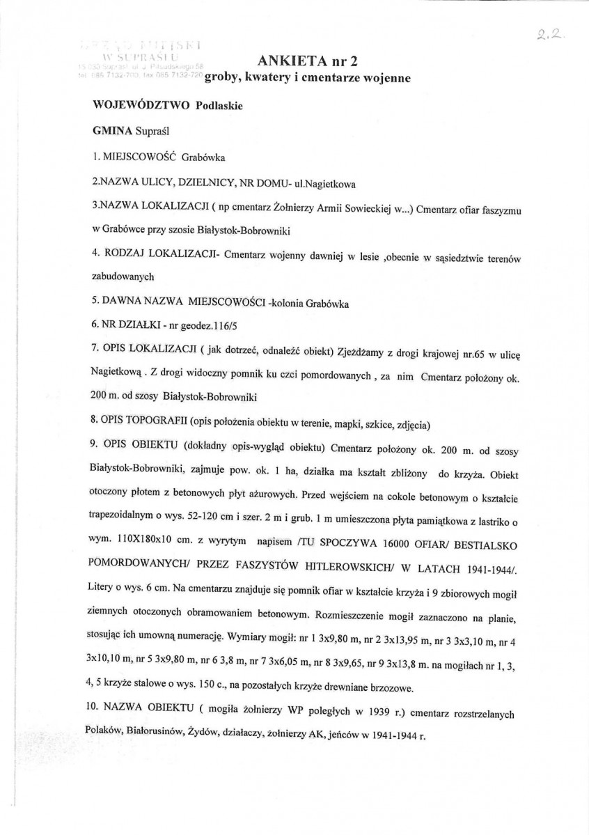 kewd - karta ewidencyjna, skan nr 2