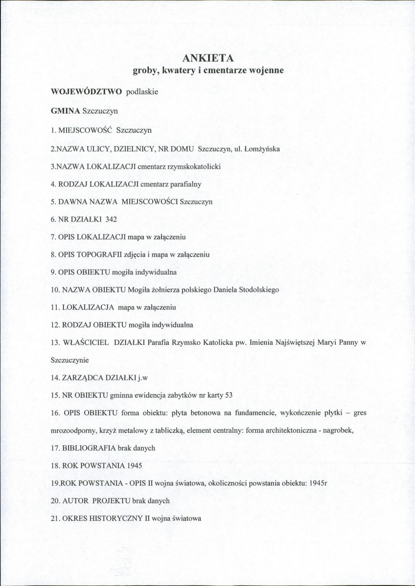 karta ewidencyjna, skan nr 2