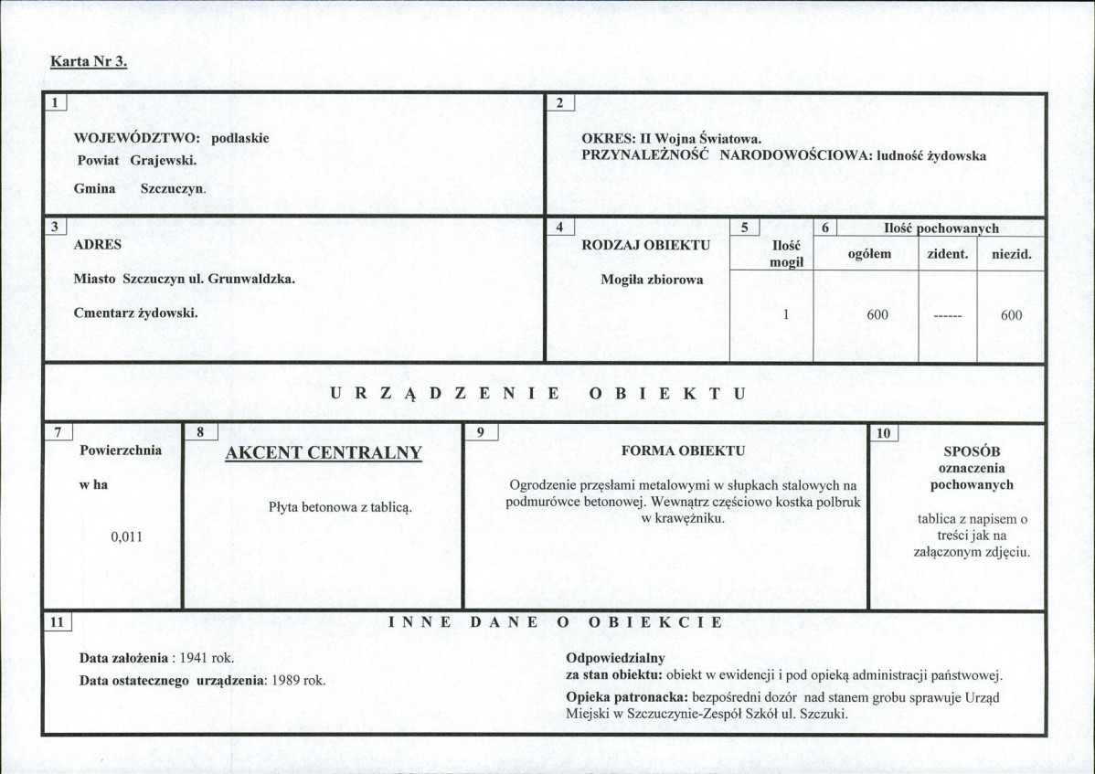 karta ewidencyjna, skan nr 1