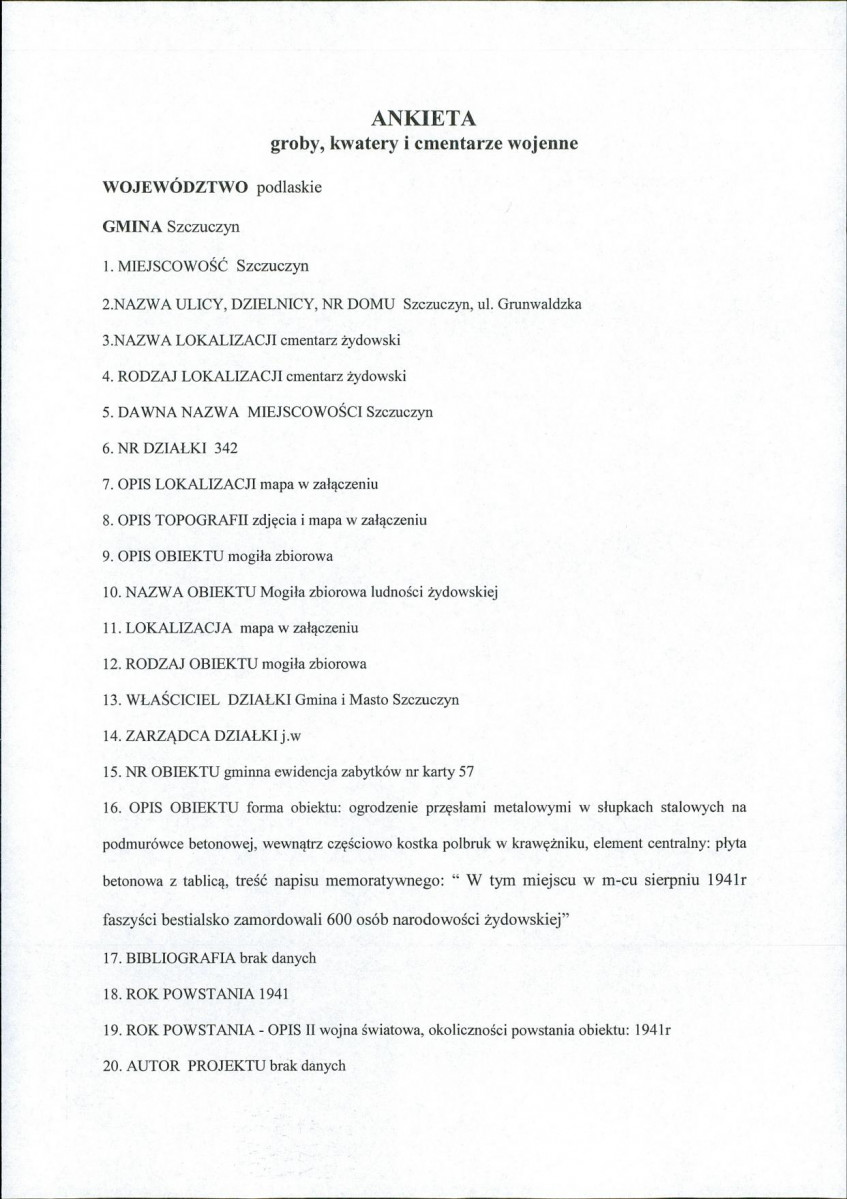 karta ewidencyjna, skan nr 2