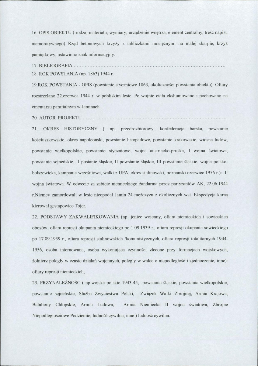 karta ewidencyjna, skan nr 2