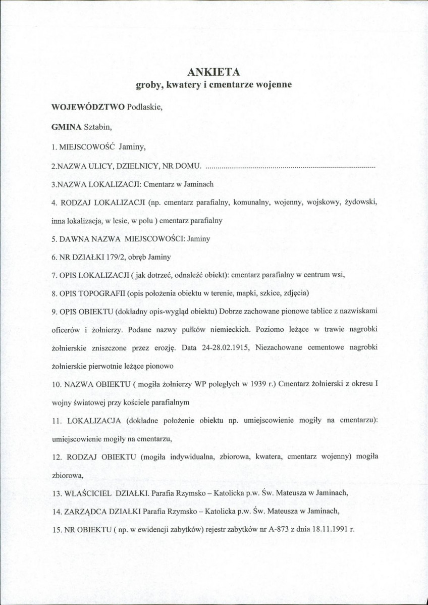 karta ewidencyjna, skan nr 1