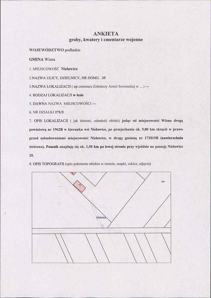 karta ewidencyjna, skan nr 2