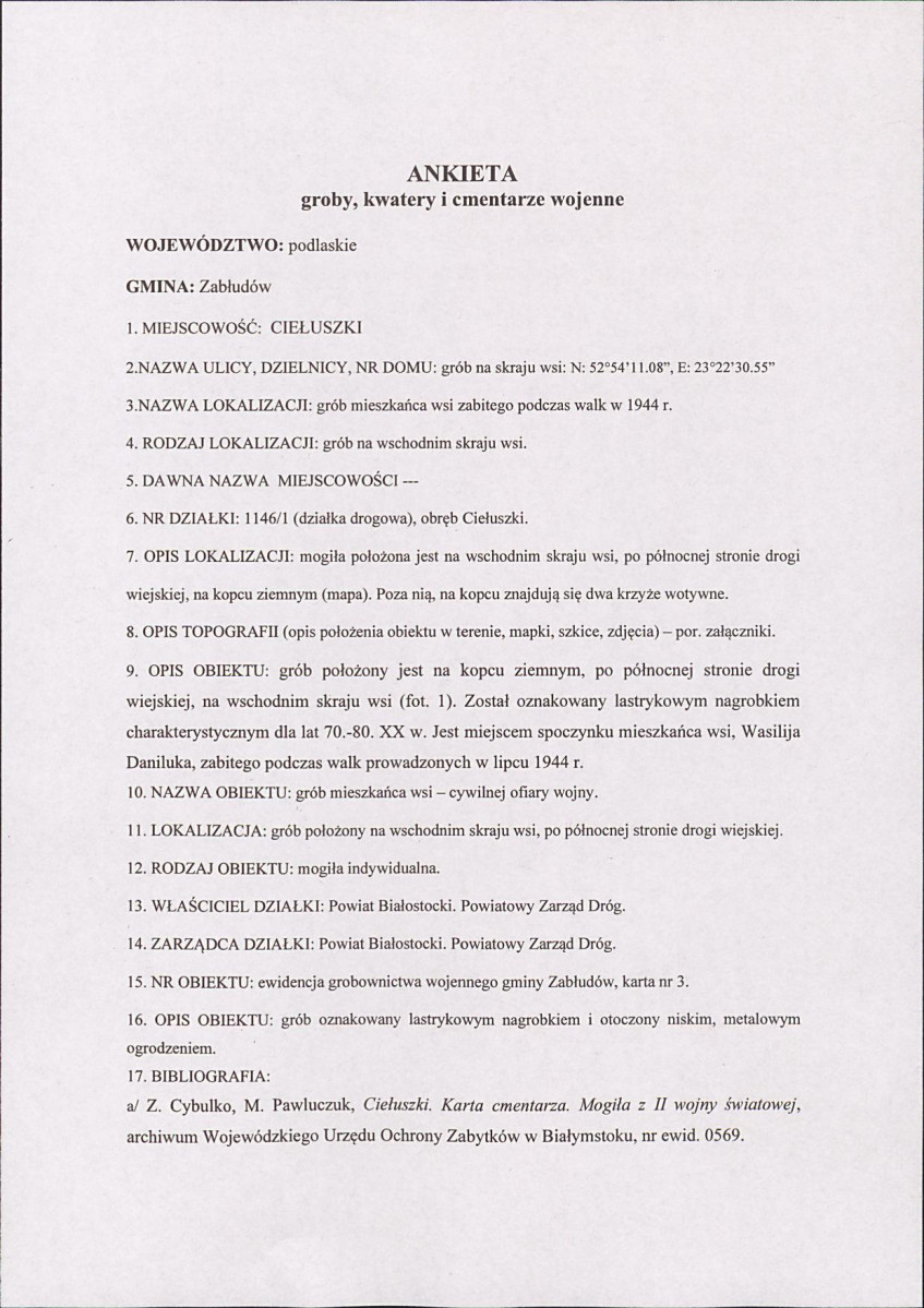 karta ewidencyjna, skan nr 2