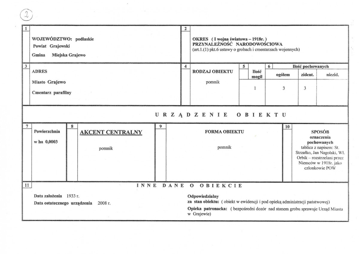 karta ewidencyjna, skan nr 1