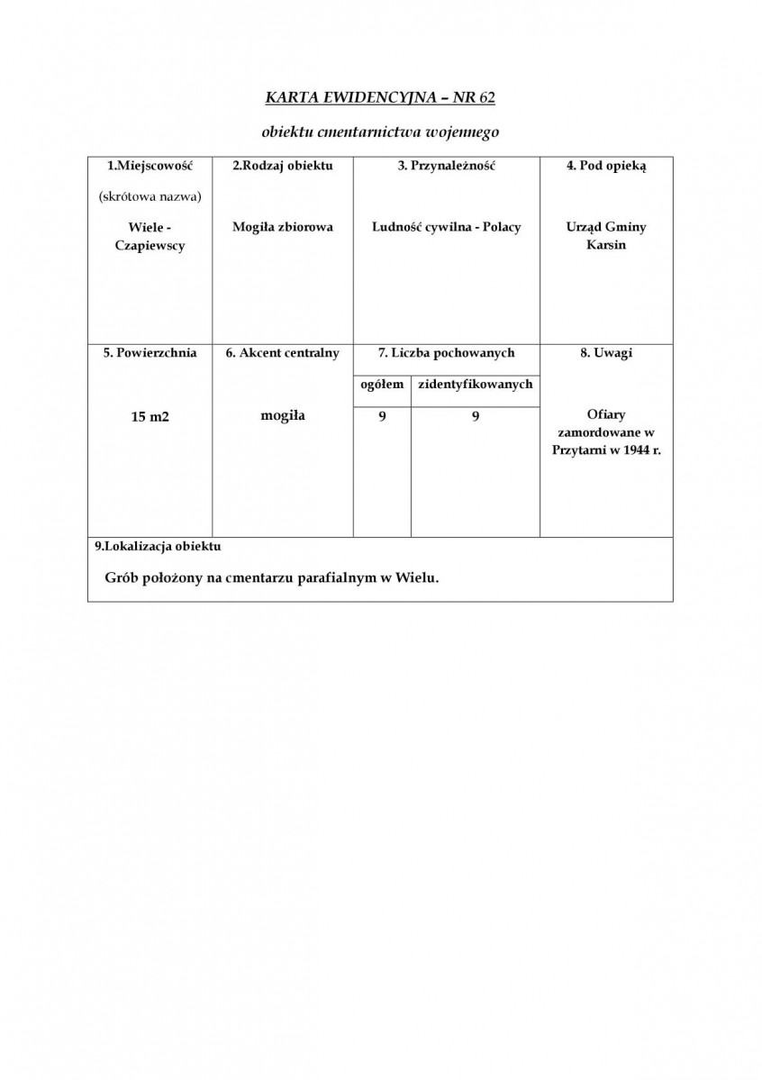 karta ewidencyjna, skan nr 1