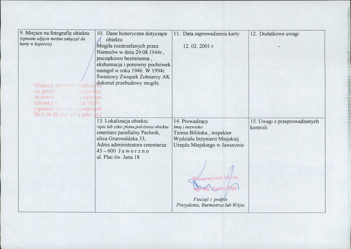 karta ewidencyjna, skan nr 2