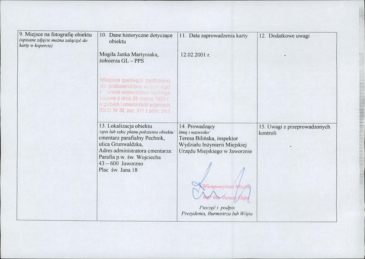 karta ewidencyjna, skan nr 2