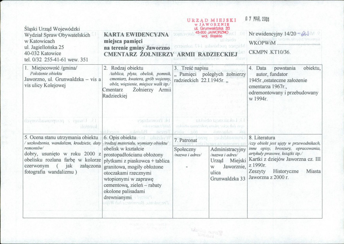 karta ewidencyjna, skan nr 3