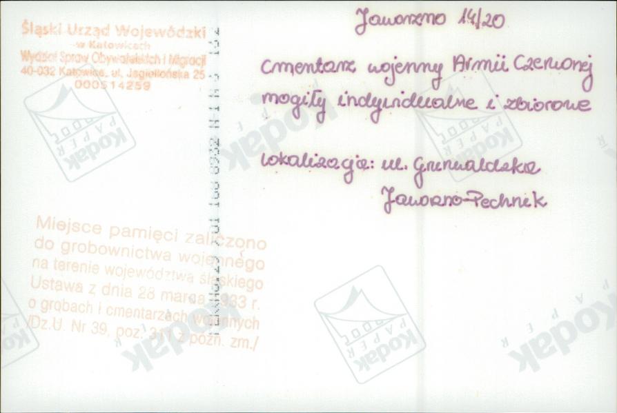 karta ewidencyjna, skan nr 26