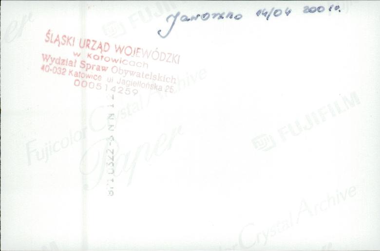 karta ewidencyjna, skan nr 16