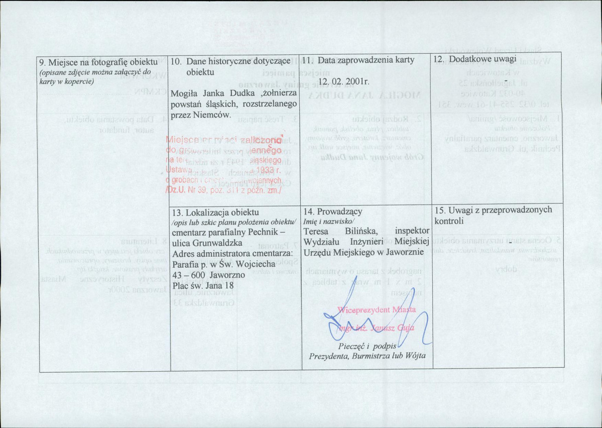 karta ewidencyjna, skan nr 4