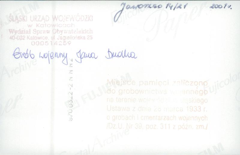 karta ewidencyjna, skan nr 16