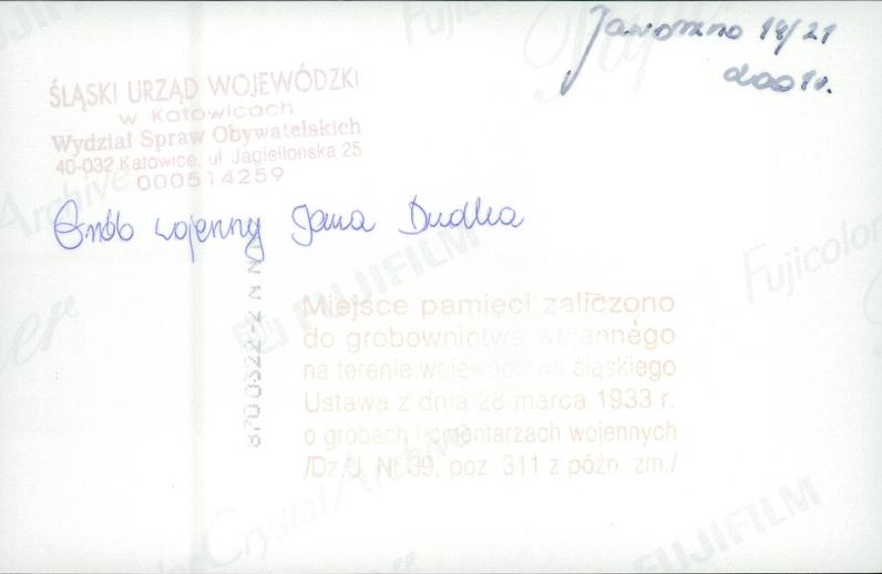 karta ewidencyjna, skan nr 18