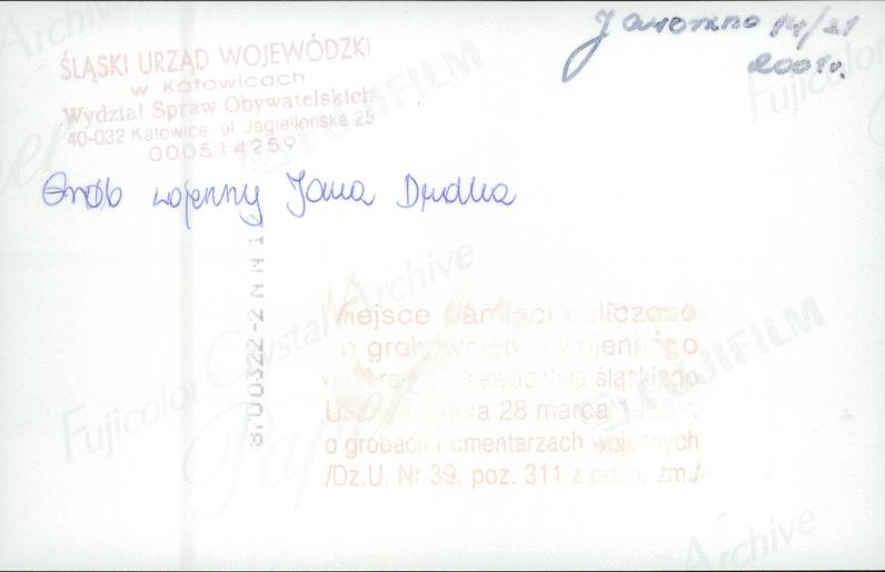 karta ewidencyjna, skan nr 22