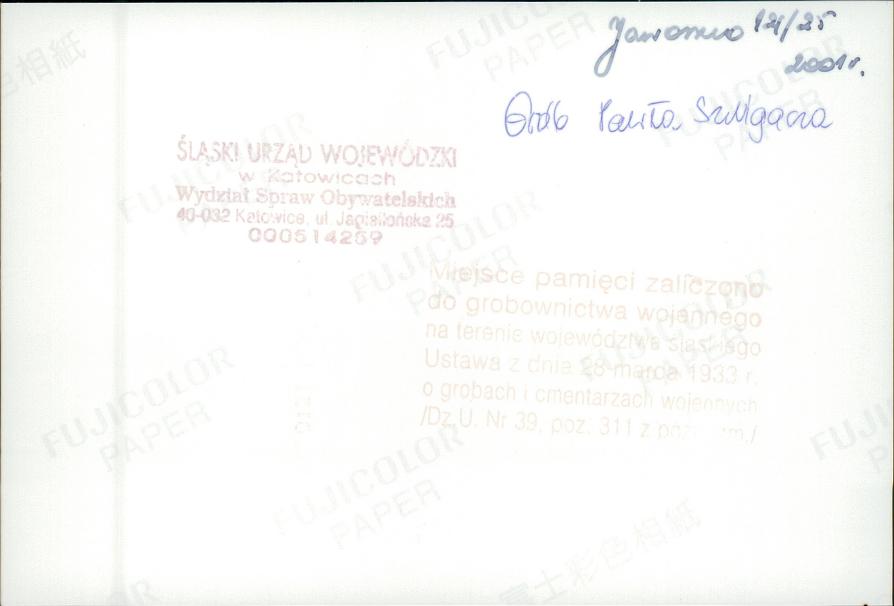 karta ewidencyjna, skan nr 6