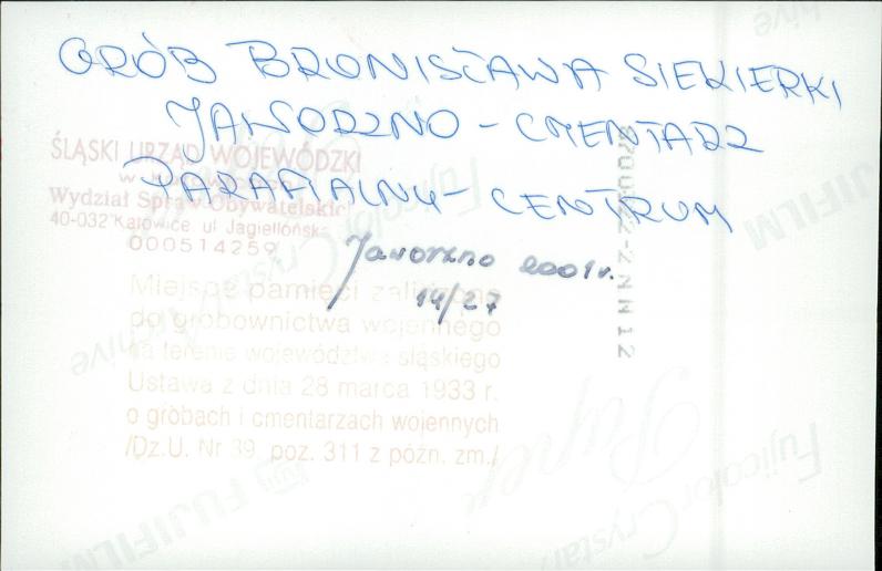 karta ewidencyjna, skan nr 4