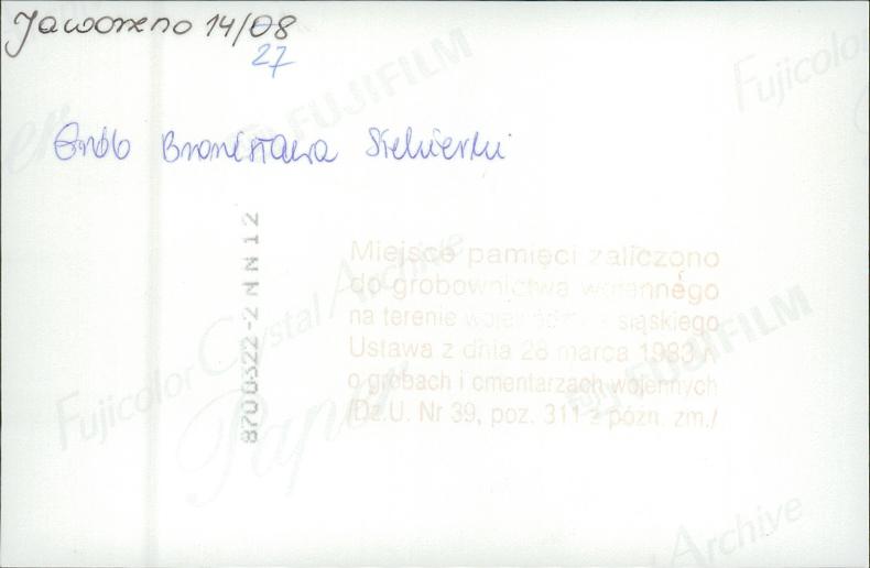 karta ewidencyjna, skan nr 14