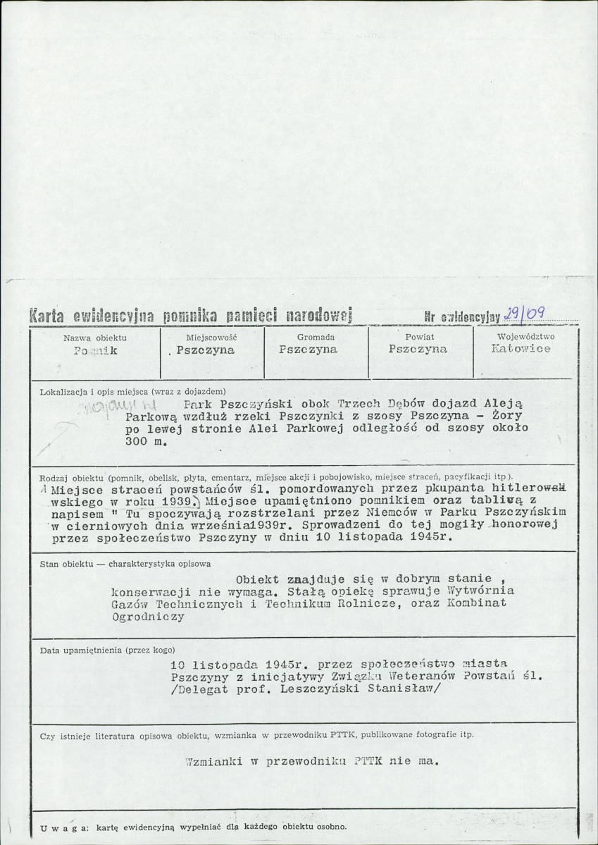 karta ewidencyjna, skan nr 1