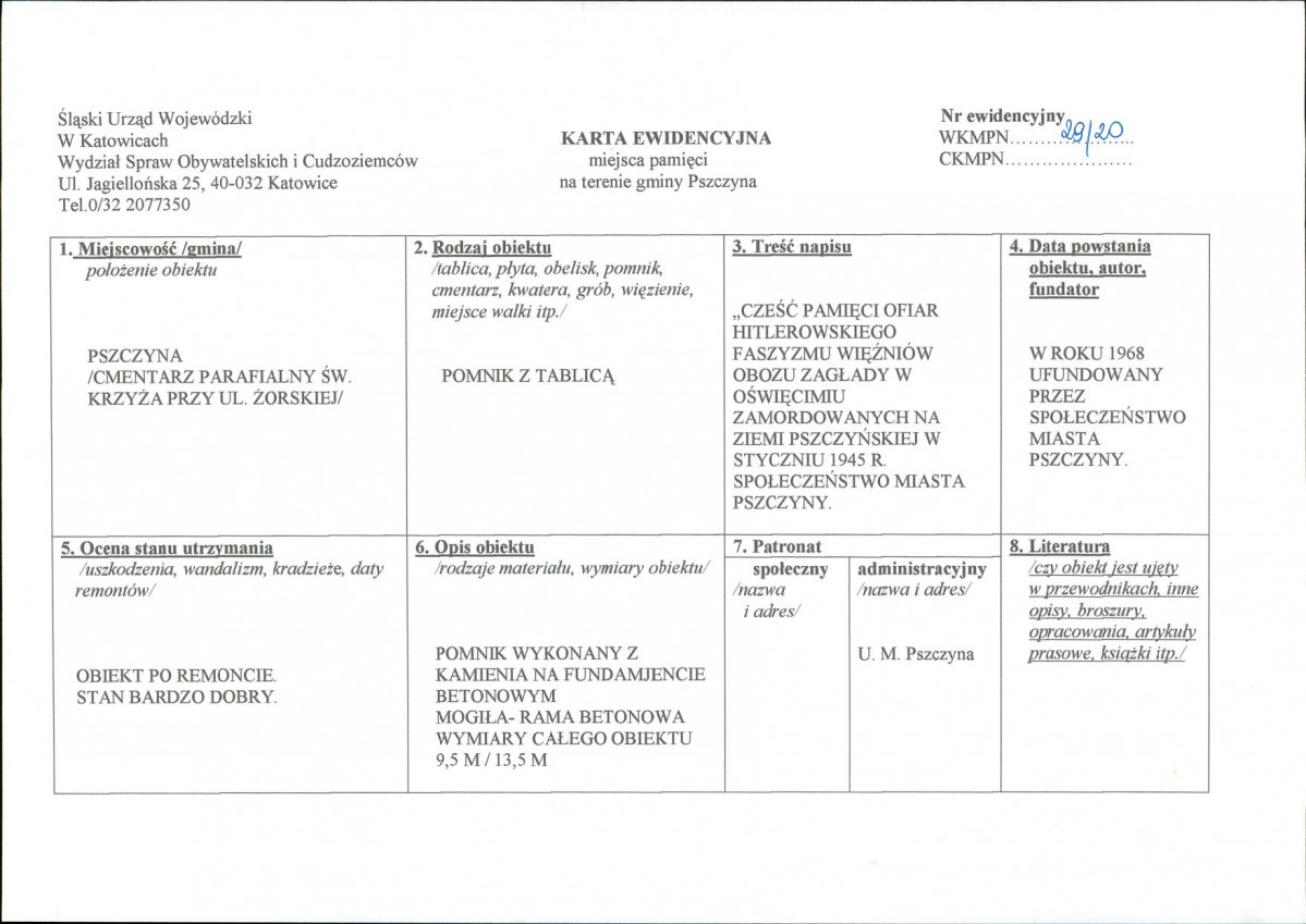 karta ewidencyjna, skan nr 3