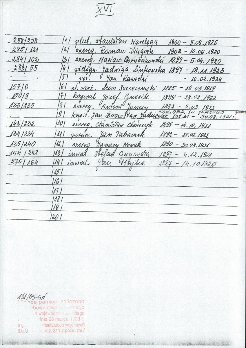 karta ewidencyjna, skan nr 26
