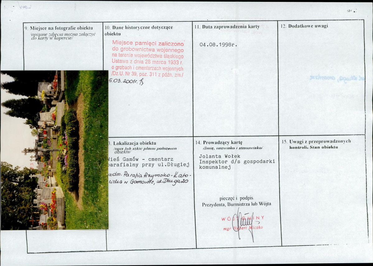 karta ewidencyjna, skan nr 2