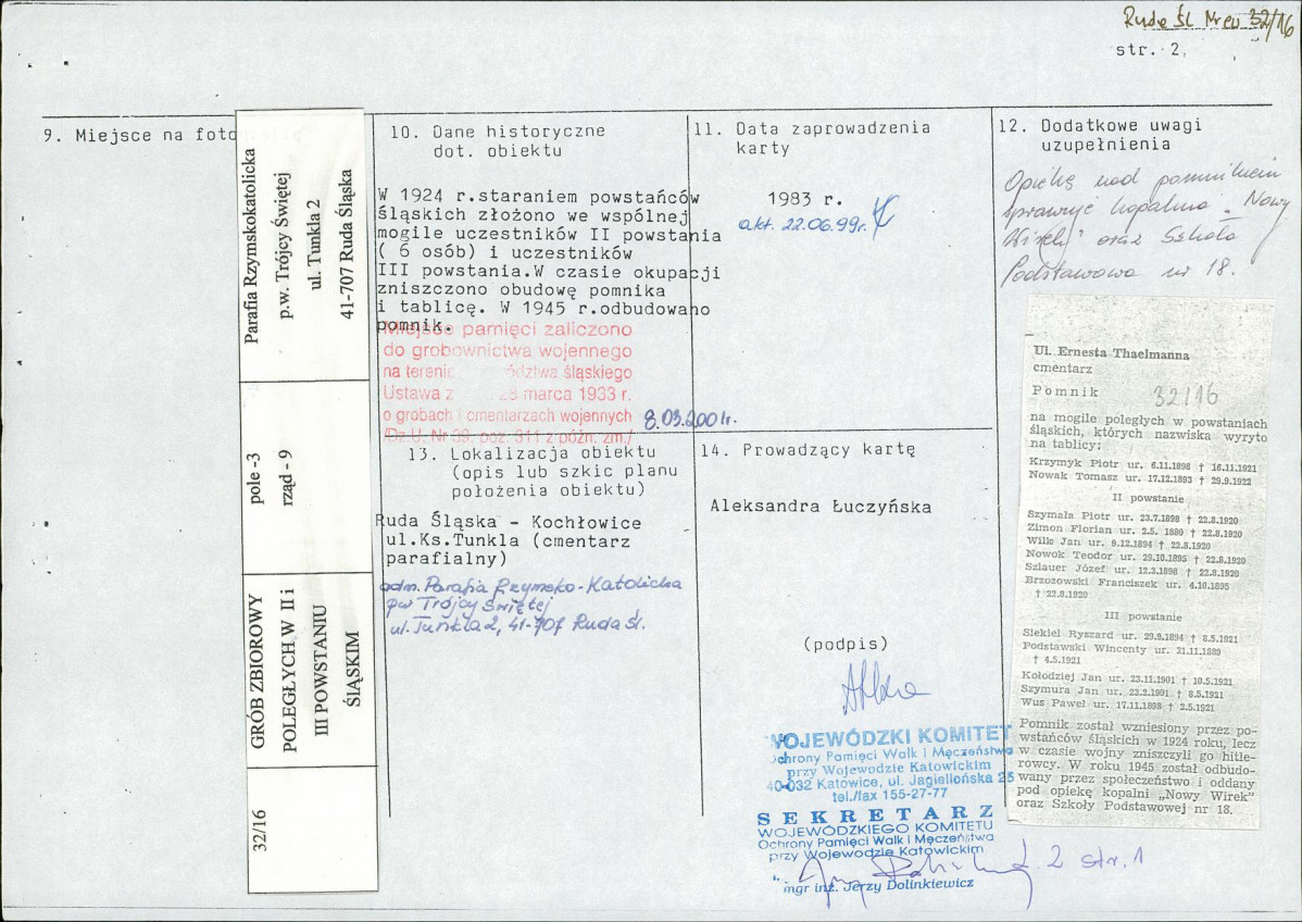 karta ewidencyjna, skan nr 2