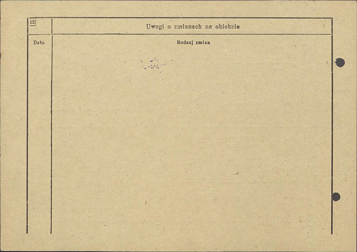 karta ewidencyjna, skan nr 2