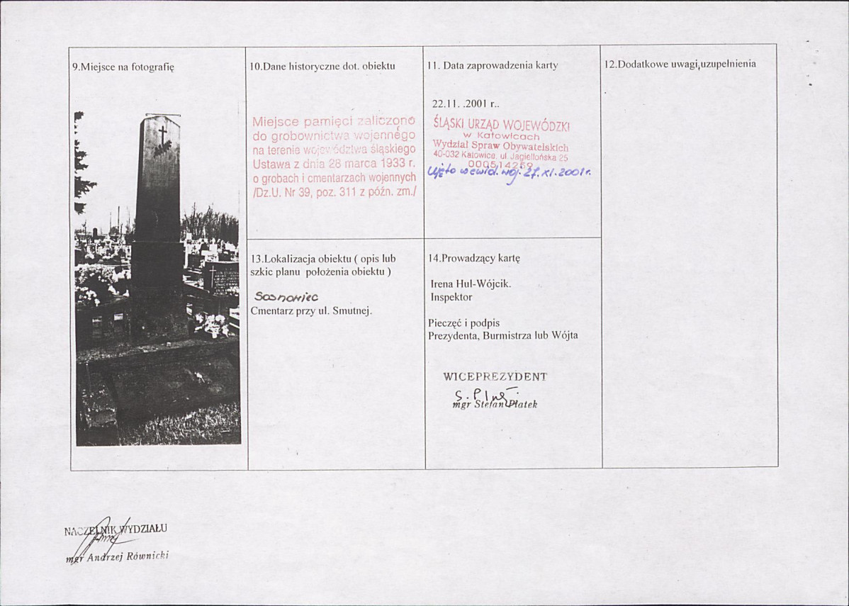 karta ewidencyjna, skan nr 2