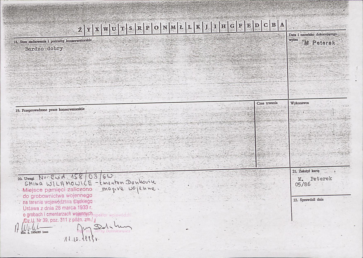 karta ewidencyjna, skan nr 2