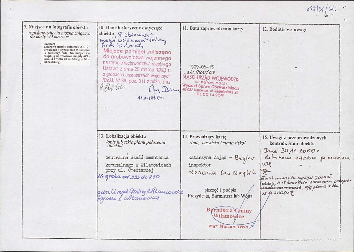 karta ewidencyjna, skan nr 2