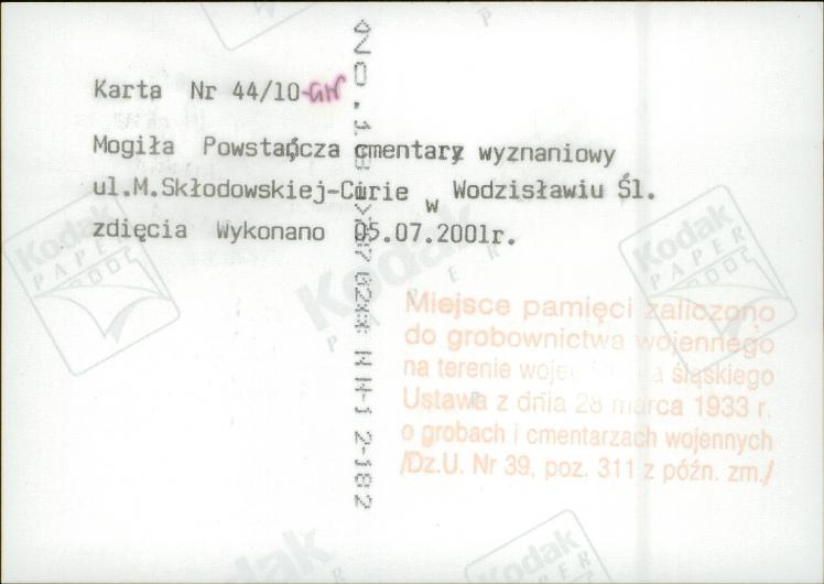 karta ewidencyjna, skan nr 8
