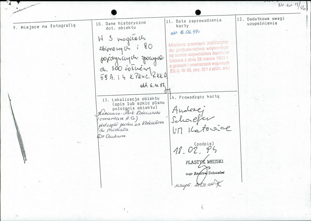 karta ewidencyjna, skan nr 2