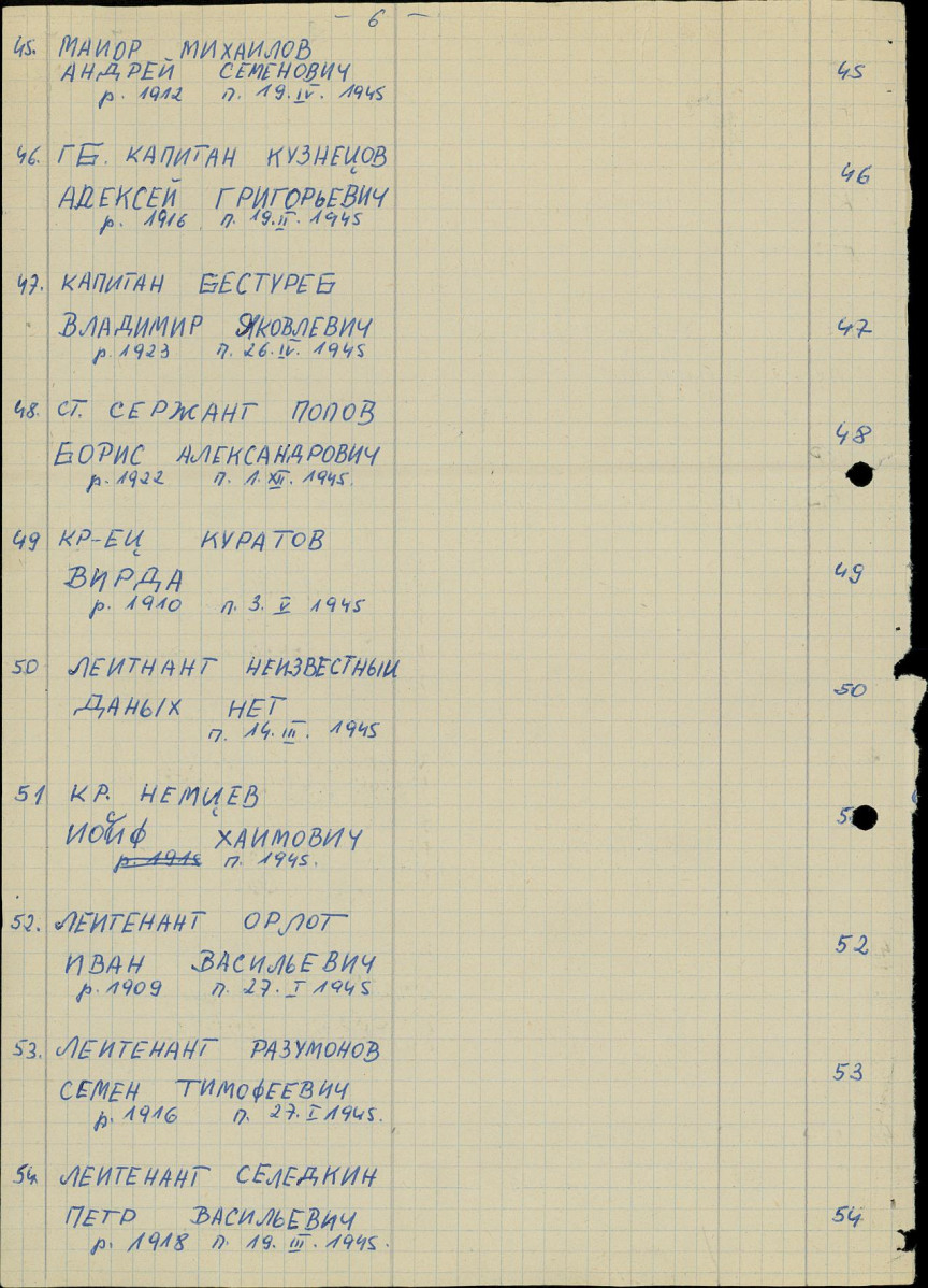 karta ewidencyjna, skan nr 50