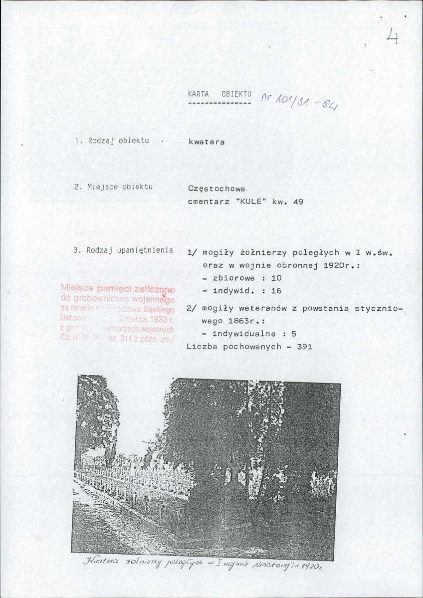 karta ewidencyjna, skan nr 1
