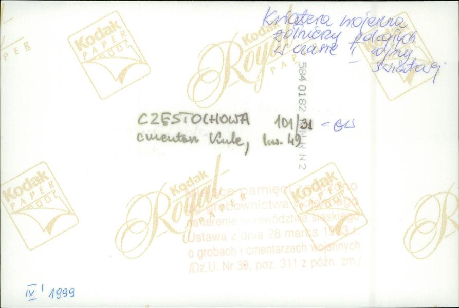 karta ewidencyjna, skan nr 9