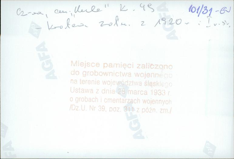 karta ewidencyjna, skan nr 19