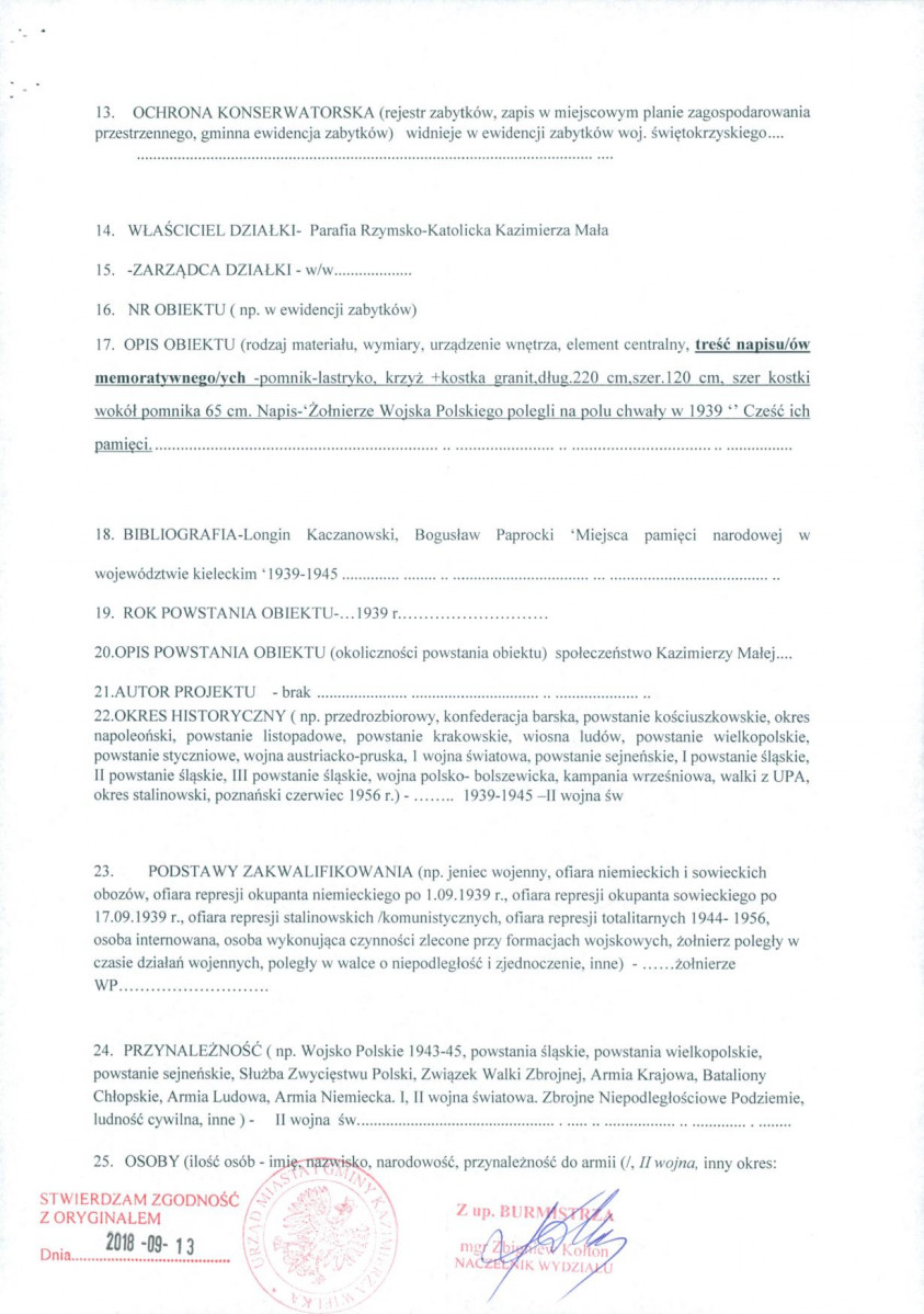 karta ewidencyjna, skan nr 2