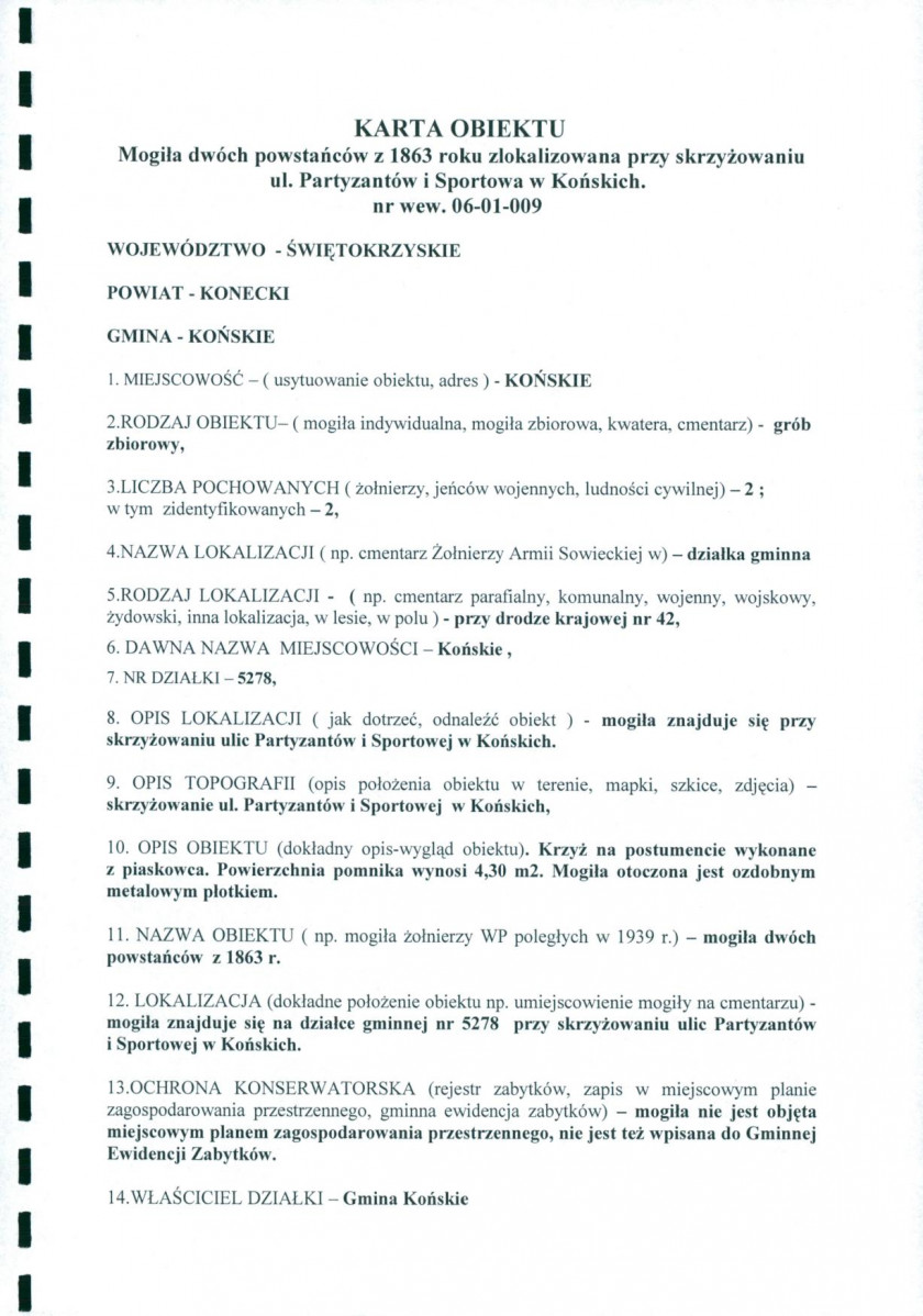 karta ewidencyjna, skan nr 1