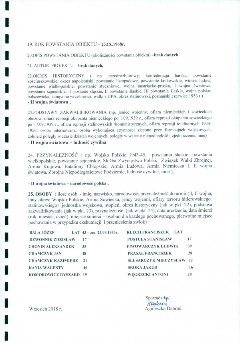 karta ewidencyjna, skan nr 3