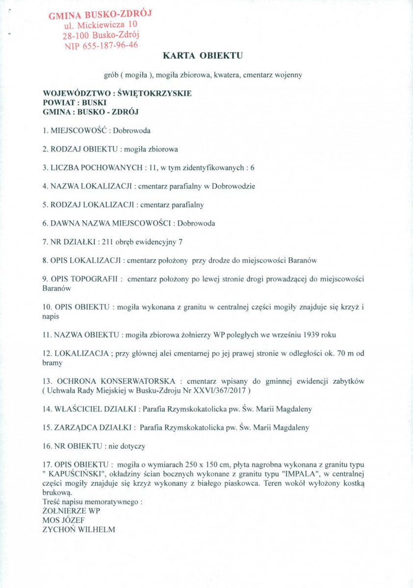 karta ewidencyjna, skan nr 1