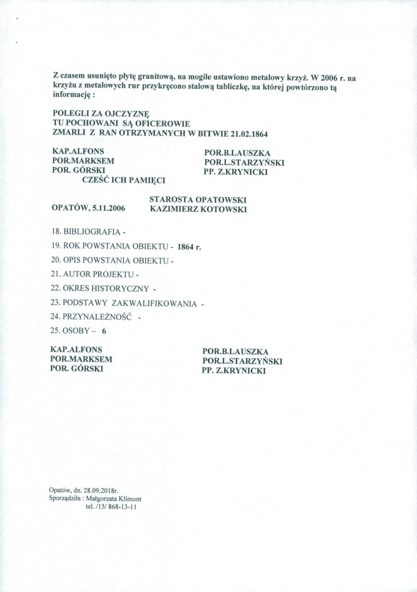 karta ewidencyjna, skan nr 2