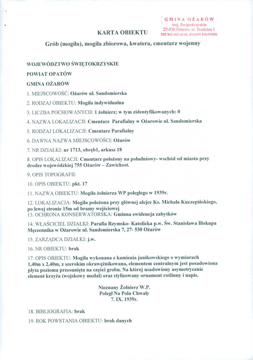 karta ewidencyjna, skan nr 1