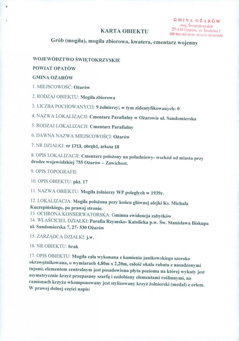 karta ewidencyjna, skan nr 1